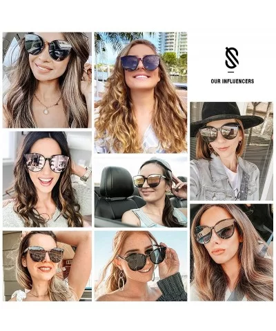 Fashion Round Sunglasses for Women Men Oversized Vintage Shades SJ2057 - 0c4 Tortoise Frame/Grey Lens - CS18XCYLOGR $12.91 Oval