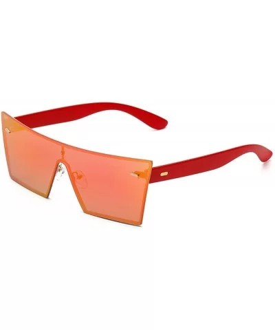 Outfit Modified Flat Outdoor Sunglasses for Women Men - Gold - CJ12O3KXYLT $5.03 Round