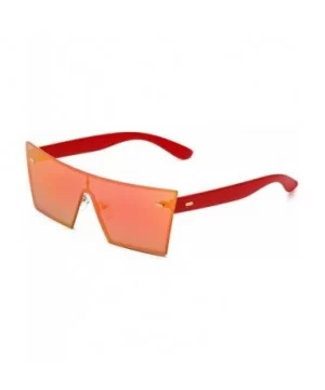 Outfit Modified Flat Outdoor Sunglasses for Women Men - Gold - CJ12O3KXYLT $5.03 Round