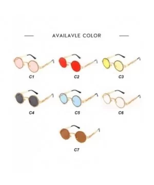 Vintage Sunglasses Designer Colorful Rhinestone - CV18URELGDT $11.26 Round