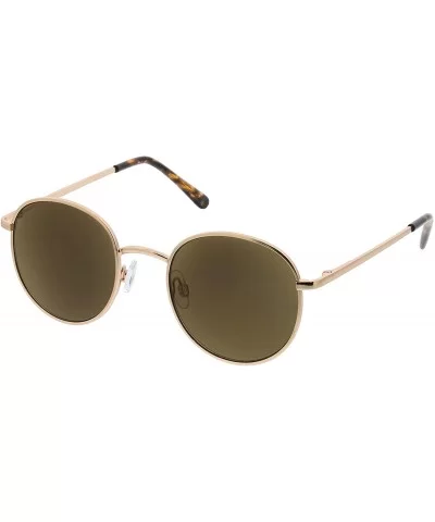 The Good Life Polarized Round Sunglasses- Gold/Tortoise- 49 mm + 0 - CE18X005DI6 $15.22 Round