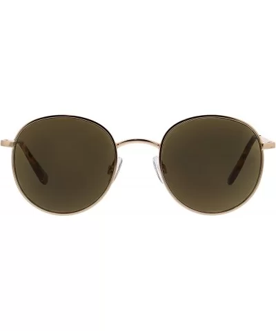 The Good Life Polarized Round Sunglasses- Gold/Tortoise- 49 mm + 0 - CE18X005DI6 $15.22 Round