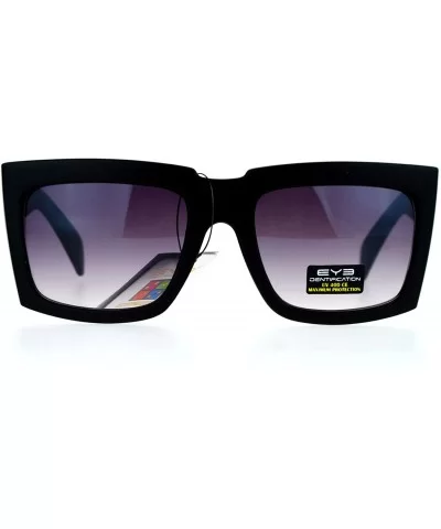 Retro Mafia Mobster Rectangular Waffle Cut Metal Chain Arm Sunglasses - Matte Black Gold - CY125RFV5VR $6.69 Rectangular