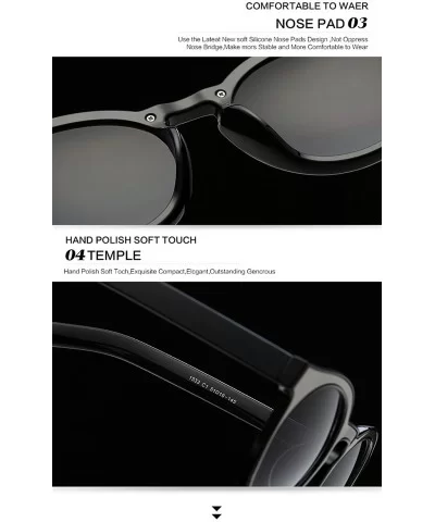 Luxury Fashion Round Sunglasses Women Brand Designer Vintage Oversized 91533Y - White Gray - C7184T5LAM5 $7.90 Oversized