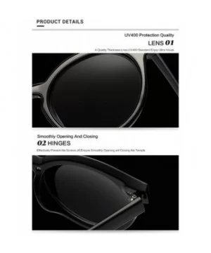 Luxury Fashion Round Sunglasses Women Brand Designer Vintage Oversized 91533Y - White Gray - C7184T5LAM5 $7.90 Oversized