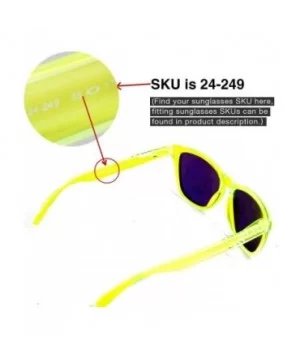 Replacement Lenses Frogskins Sunglasses - 11 Options Available - Fire Red Mirror Coated - Polarized - C91179V9XDP $13.89 Sport