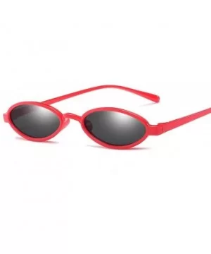 Sunglasses Fashion Sunglasses Retro Round Small Frame Sunglasses Men's And Women's Sunglasses - C918THIQ8TW $6.09 Goggle