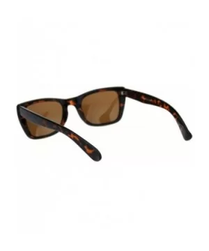 Polarized Womens Rectangular Mod Plastic Light Weight Sunglasses - Tortoise Brown - C818RIC4XY7 $7.61 Rectangular