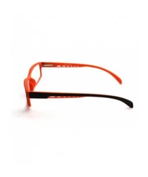 Soft Matte Black w/ 2 Tone Reading Glasses Spring Hinge 0.74 Oz - Matte Black Orange - CC12C1Y0E8H $16.34 Rectangular