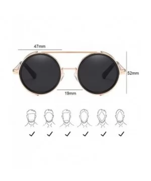 Outdoor Metal Frame Sunglasses Mens Womens 50s Activities Fishing Driving - Gray - CD18DLRO8I2 $11.39 Sport