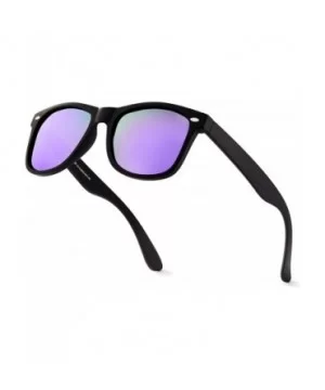 Classic Polarized Sunglasses - Matte Black - Revo Purple - CG1960SOC24 $9.09 Rectangular