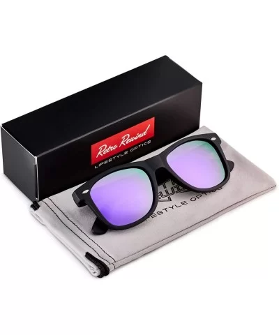 Classic Polarized Sunglasses - Matte Black - Revo Purple - CG1960SOC24 $9.09 Rectangular