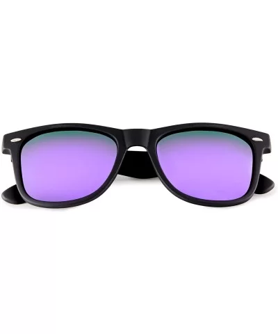 Classic Polarized Sunglasses - Matte Black - Revo Purple - CG1960SOC24 $9.09 Rectangular