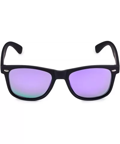 Classic Polarized Sunglasses - Matte Black - Revo Purple - CG1960SOC24 $9.09 Rectangular