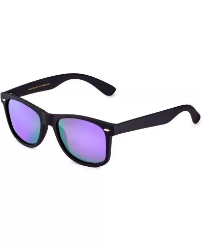 Classic Polarized Sunglasses - Matte Black - Revo Purple - CG1960SOC24 $9.09 Rectangular