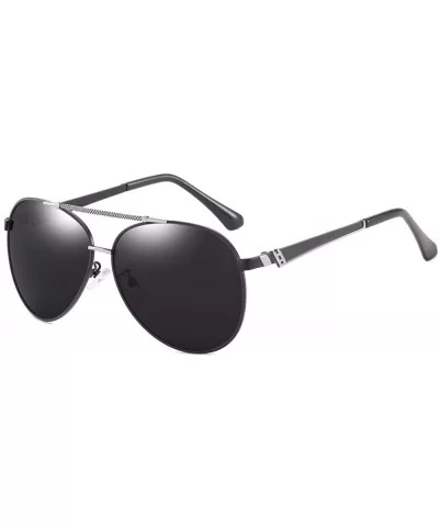 European and American Sunglasses polarizing glasses for men - D - CF18QO3WEC8 $23.41 Aviator