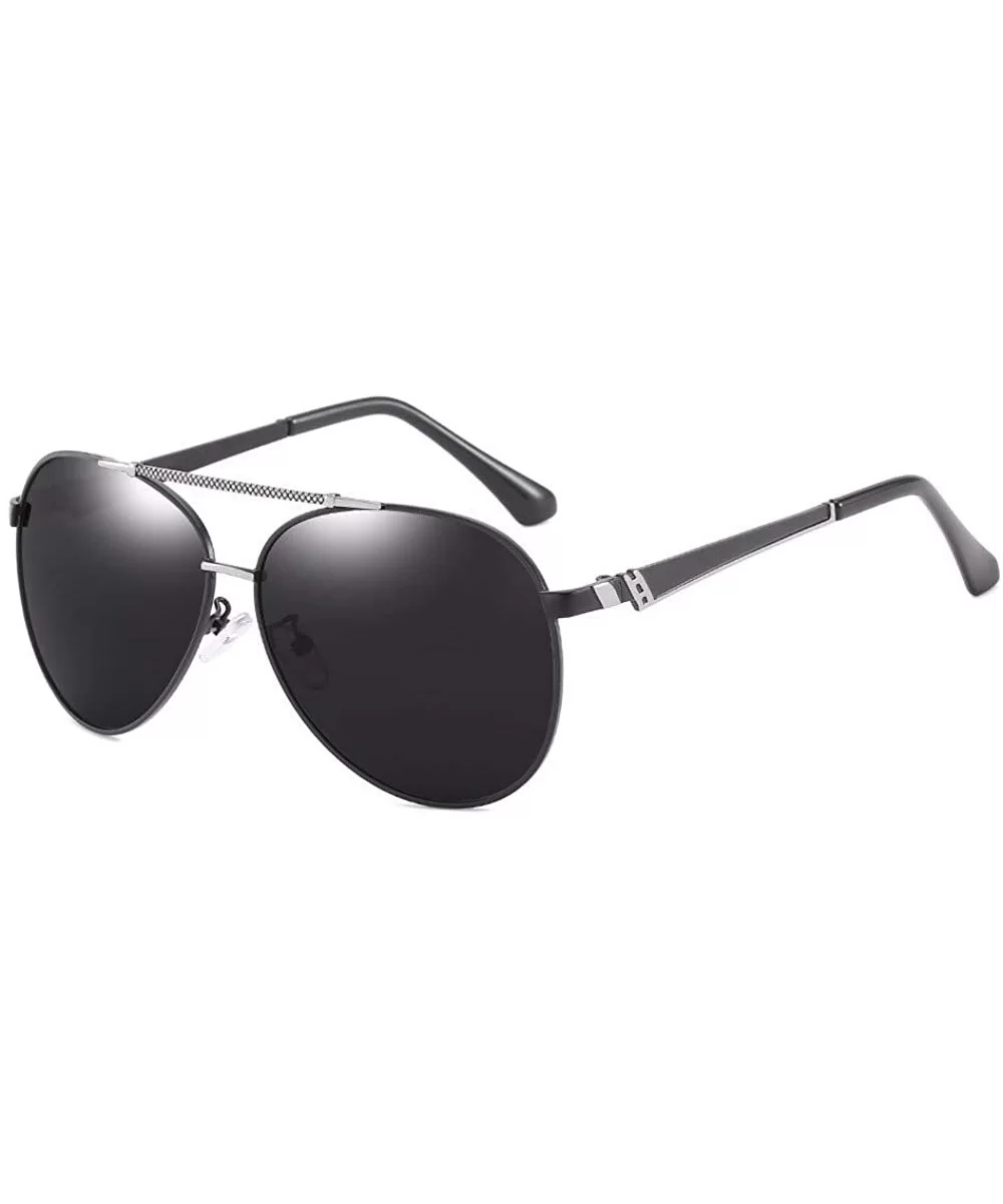 European and American Sunglasses polarizing glasses for men - D - CF18QO3WEC8 $23.41 Aviator