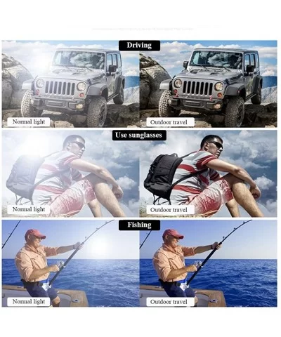 Outdoor Metal Frame Sunglasses Mens Womens 50s Activities Fishing Driving - Gray - CD18DLRO8I2 $11.39 Sport