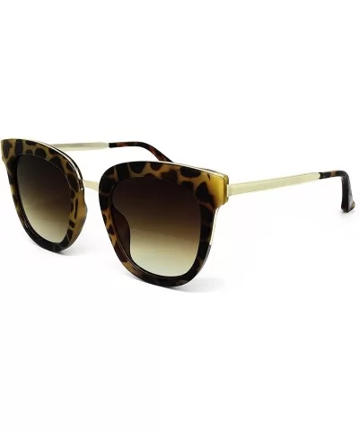 6708 Premium Oversize Womens Mens Mirror Funky Fashion Candy Sunglasses - Metal Arm - C0183NRNWQR $12.67 Square