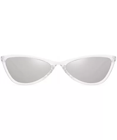 Unisex Sunglasses Retro Black Drive Holiday Oval Non-Polarized UV400 - Silver - C818R5USGZG $7.40 Oval