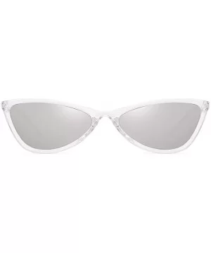 Unisex Sunglasses Retro Black Drive Holiday Oval Non-Polarized UV400 - Silver - C818R5USGZG $7.40 Oval