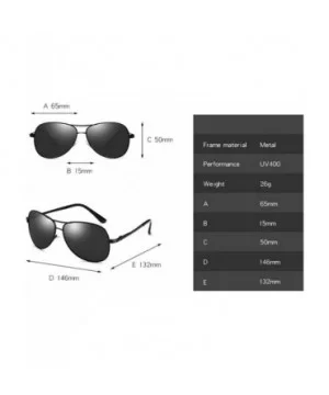 2020 Classic Pilot Polarized Sunglasses Men Women Fashion Metal Aviation Sun Glasses Driving Sunglass UV400 - C1 - CK197A2GMK...