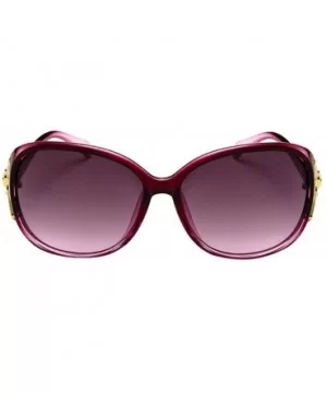 Vintage Sunglasses for Women Men Classic Retro Designer Style Eyewear Casual UV400 Sunglasses - Purple - CA190EAWSNE $5.74 Sq...