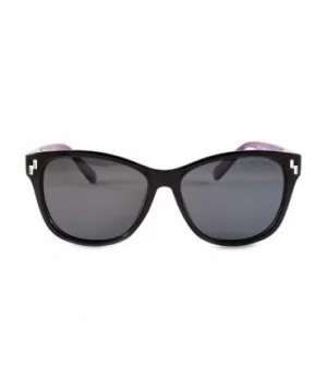 Women's Retro Polarized Cat-Eye Sunglasses - Designer Classic Style P005 - Black Purple/ Black Smoke - C41850IK7Q4 $8.46 Wayf...