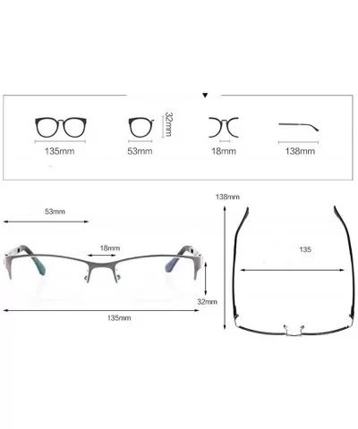 Photocromic Lens Transition Business Frames Reading Glasses - Blue-photochromatic - C2188CSDK7D $26.96 Round