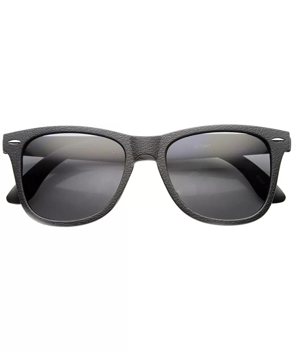 Casual Large Horn Rimmed Journeymen Sunglasses - Black Smoke - CS11YE00LFD $7.42 Wayfarer