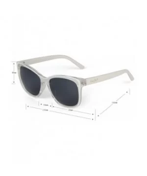 designer vintage retro Oversized polarized women's cat eye sunglasses Lsp6201 - White - CB120YRCRPL $27.46 Cat Eye