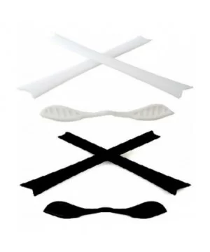 Replacement Nose Pads & Earsocks Rubber Kits For Oakley Radar Path Black/White - S - C6184NXWSU9 $10.92 Sport