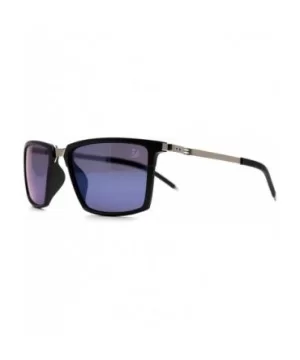 p583 Square Style Polarized- for Mens 100% UV PROTECTION - Black-greenmirror - CN192TG9EX2 $22.32 Square