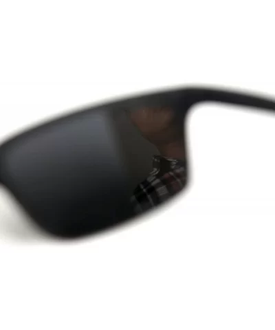 Fashion Rear View Spy Sunglasses Black Eyewear - CU11PI0BMDN $4.90 Rectangular