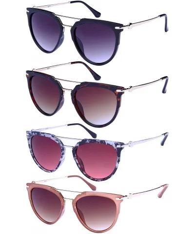 Womens Pantos Style Sunglasses w/Gradient Lens 32181-AP - Grey Demi - C112N30P0HL $8.09 Aviator