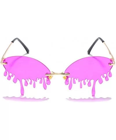 Fashion Funny Personality Sunglasses Teardrop Style Glasses - 6 - CI190HCSYTY $23.14 Sport