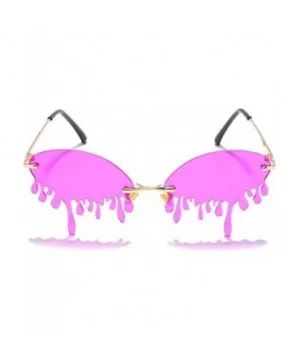 Fashion Funny Personality Sunglasses Teardrop Style Glasses - 6 - CI190HCSYTY $23.14 Sport