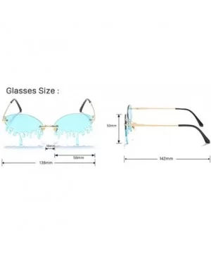 Fashion Funny Personality Sunglasses Teardrop Style Glasses - 6 - CI190HCSYTY $23.14 Sport