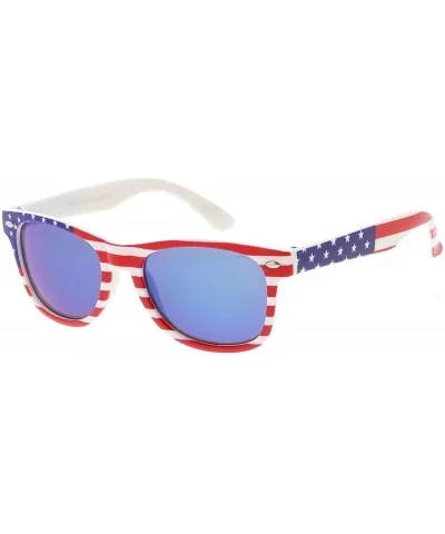 Kids Size Patriot Collection"S.T.A.R" Unisex Sunglasses - Blue - C018GY76QE8 $6.68 Wayfarer