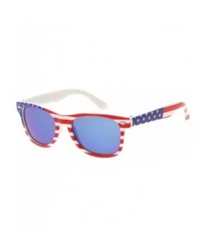 Kids Size Patriot Collection"S.T.A.R" Unisex Sunglasses - Blue - C018GY76QE8 $6.68 Wayfarer