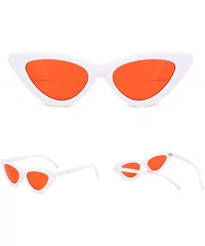 Goggles Sunglasses Fashion Vintage Plastic - H - C0197X82KA6 $4.16 Cat Eye