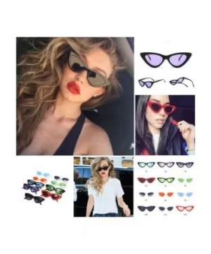 Goggles Sunglasses Fashion Vintage Plastic - H - C0197X82KA6 $4.16 Cat Eye