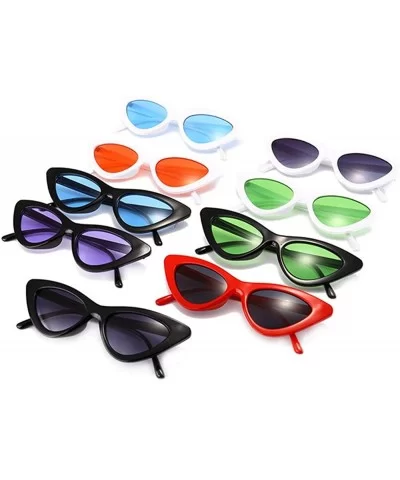 Goggles Sunglasses Fashion Vintage Plastic - H - C0197X82KA6 $4.16 Cat Eye