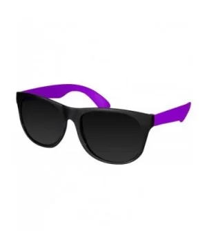 Retro Neon Colorful Arm Sunglasses for Adults Kids Party Favors - 12 Pack - Purple - C411FOR8D3R $9.81 Square