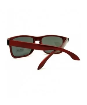 Square Rectangular Sunglasses Mens Classic Fashion Multicolor Revo Lens - Red - CL11EAY10LB $7.81 Rectangular