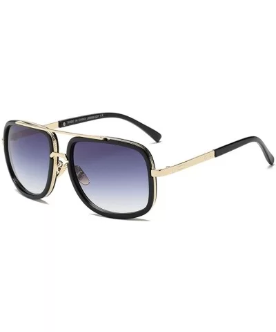 Women Men Fashion Quadrate Metal Frame Brand Classic Sun6132f - CG18RT8W40D $9.77 Sport