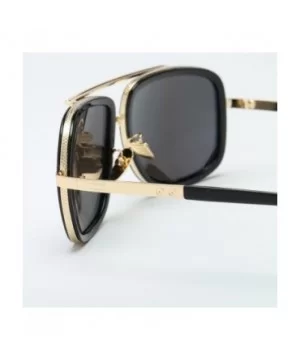 Women Men Fashion Quadrate Metal Frame Brand Classic Sun6132f - CG18RT8W40D $9.77 Sport