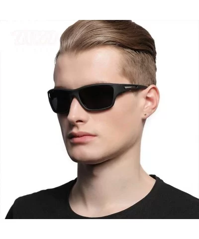 20/20 Brand Classic Men Sunglasses Polarized Square Male C02 MatteBlack Smoke - C02 Matteblack Smoke - CY18Y5X6KUQ $9.53 Square