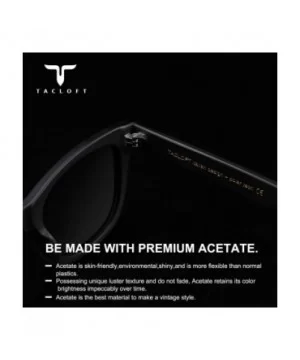 Acetate Sunglasses polarized women black sunglasses wayfarer classic UV Protection durable mens sunglasses 2020 - C718QQQDC7T...