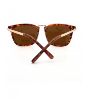 Psy Gangnam Style Sunglasses Square Metal Bridge Arrow Design Unisex - Tortoise - C411CAXLE5V $8.15 Square